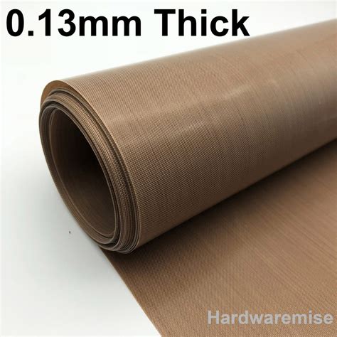 PTFE Coated Fiberglass Cloth TEFLON Sheet Mat Heat Press Craft Fabric Transfer Non Stick Baking ...