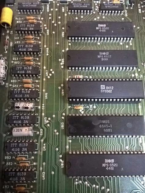 Commodore PET 8032 Motherboard,Universal Dynamic 8032089 8032090 ...