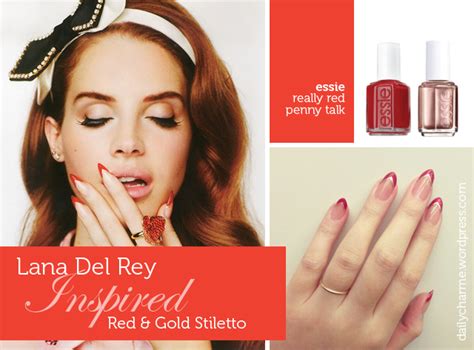 Tutorial: Lana Del Rey Inspired Stiletto Nails | daily charme