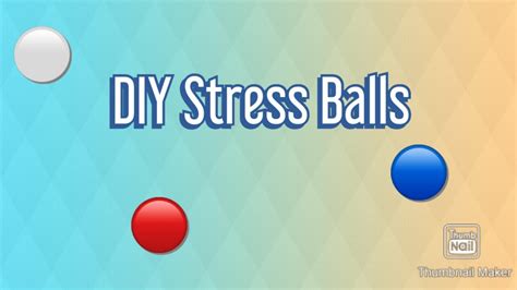 DIY Stress Balls! - YouTube