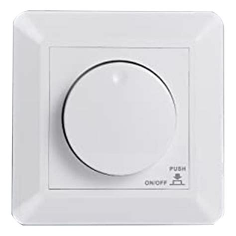 Flush-Mounted Dimmer 5-300 W Dimmer Switch LED Phase Control Dimmer for Dimmable LED and Halogen ...