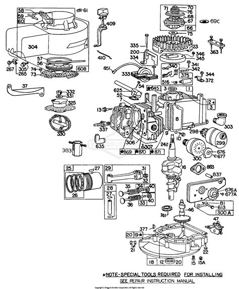 Briggs and Stratton 092908-2012-99 Parts Diagram for Cylinder,Sumps,Piston,Mufflers