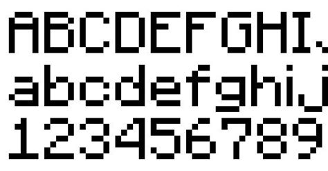 Minecraft 1.1 Font Download Free / LegionFonts