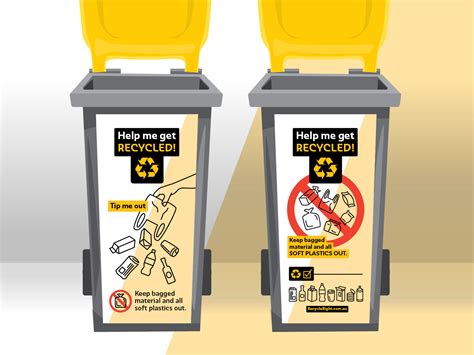 Wheelie bin stickers for local councils :: Behance