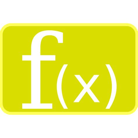 Clipart - Yellow Function Icon 2