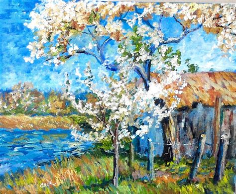 Spring Landscape Drawing at PaintingValley.com | Explore collection of Spring Landscape Drawing