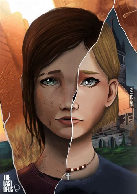 Amazing tLoU fan art Ellie and Sarah - Gaming | The last of us, The ...