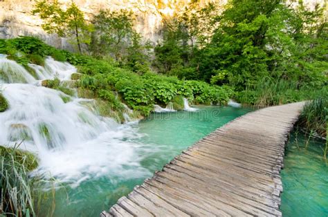 Waterfalls in Plitvice stock photo. Image of flowing - 37854850