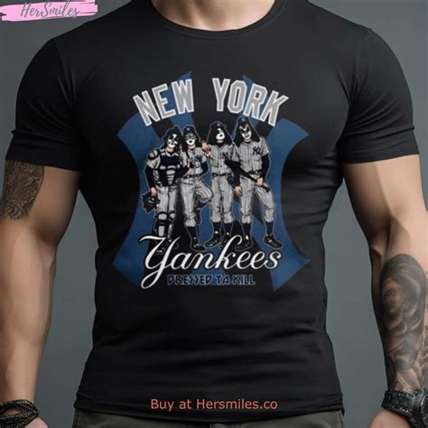 New York Yankees Dressed To Kill Navy 2023 Shirt - Hersmiles