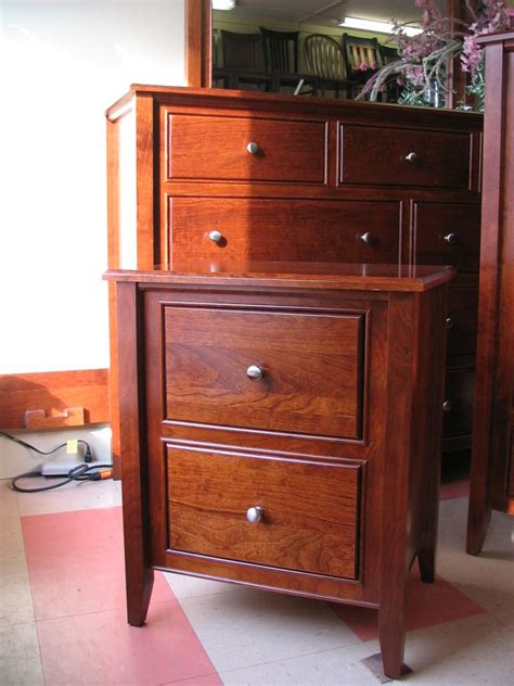 Cherry chest and night stand | Solid wood furniture, Furniture, Nightstand