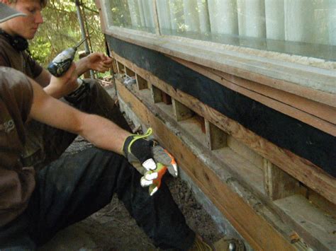 Repairing Rotten Sill Plate and Rim Joist - Fasoldt Gardens