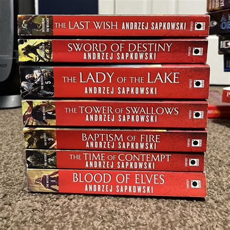 The Witcher Book Series Slightly read used but wear... - Depop