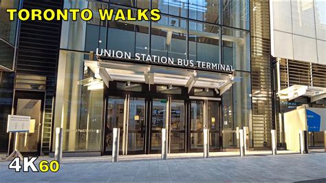 Toronto's New Union Station Bus Terminal Walk on December 6, 2020 - YouTube