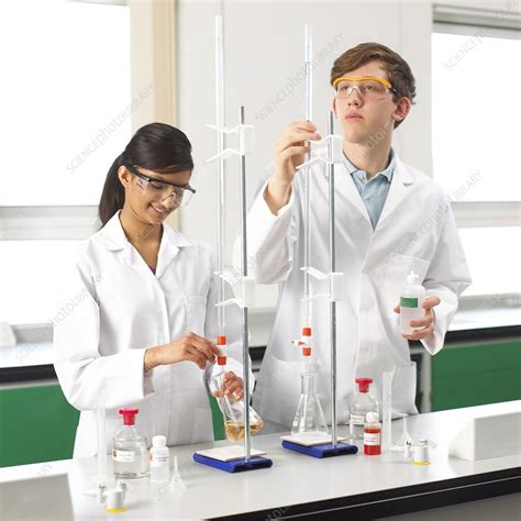 Titration experiments - Stock Image - C010/9611 - Science Photo Library