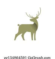 110 Gradient Deer Vector Logo Clip Art | Royalty Free - GoGraph