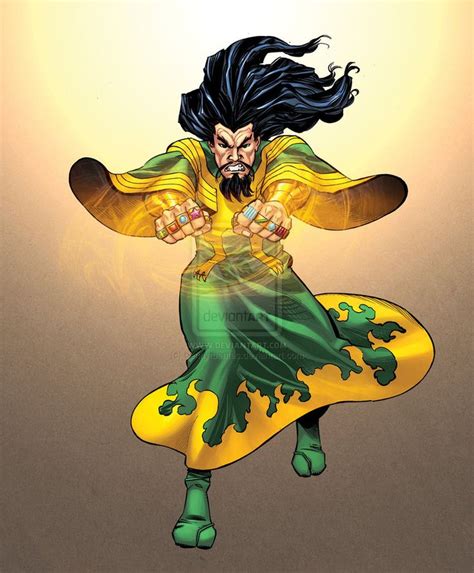 The Mandarin | Marvel comics covers, Iron man art, Comic villains