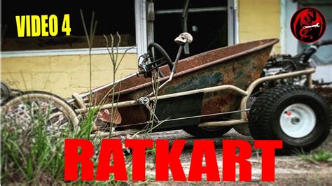 Rat Rod Go Kart Build video 4, the mini rat rod RAT KART go kart steering install. - YouTube