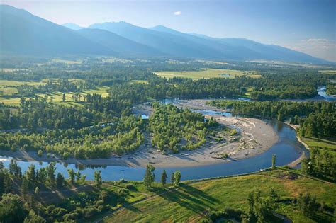 Bitterroot Valley, Montana, Lewis and Clark Trail, aerial photo | Ron Lowery