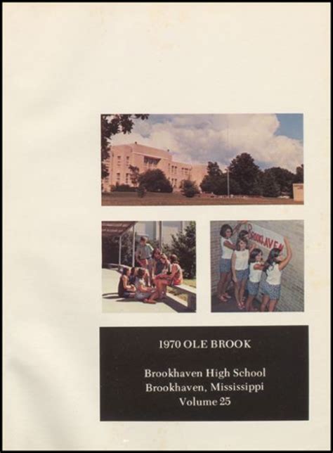 Explore 1970 Brookhaven High School Yearbook, Brookhaven MS - Classmates