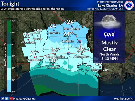 NWS Lake Charles weather update: 9:45 a.m. 11.12.19 - Orange Leader | Orange Leader