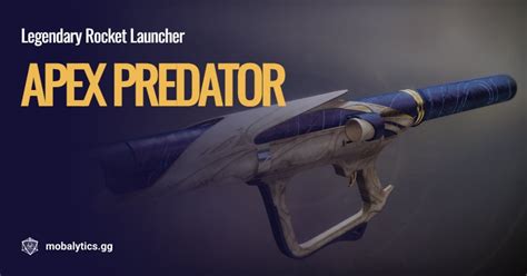 Apex Predator God Roll for PvE & PvP, Stats & Possible Rolls - Mobalytics