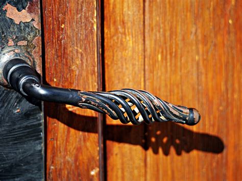 Free Images : wood, entrance, handle, iron, lock, carving, opening, old door 4592x3448 ...