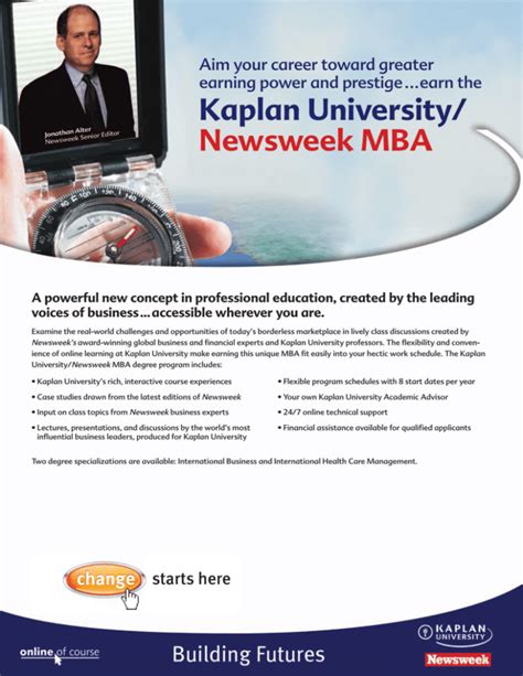 Newsweek MBA - Kaplan University | KU Campus