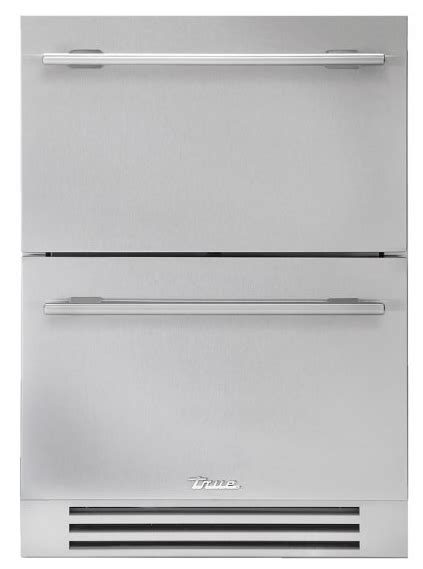 True: UNDERCOUNTER REFRIGERATOR DRAWERS Solid Stainless Steel Drawers