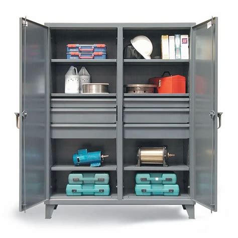 2 Door With Locker Metal Workshop Cabinets, 4 Shelves at Rs 22000 in Surat