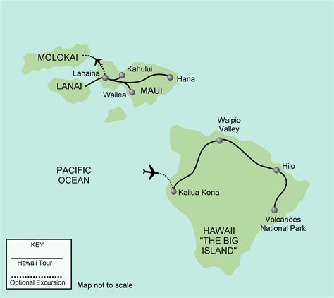 Hawaii map | Walking Adventures