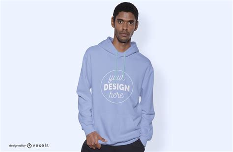 Model Sweatshirt Mockup Design PSD Editable Template