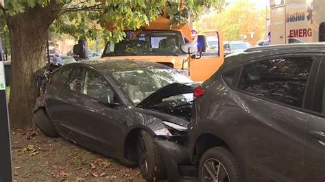 Multi-car crash involving Boston Public Schools bus leaves driver ...