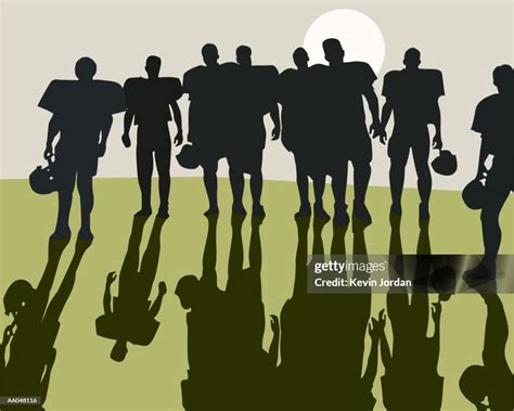 Football Team Silhouette Clipart