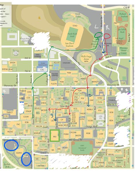 Asu Stadium Parking Map