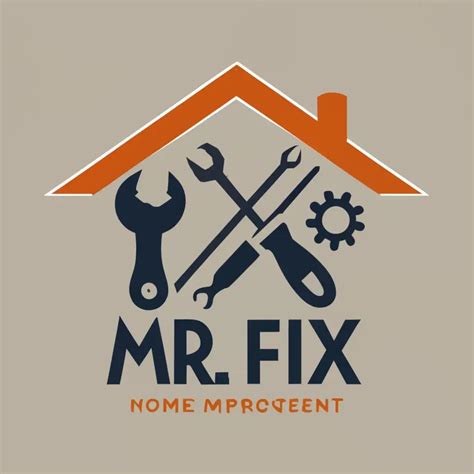 LOGO Design For Mr FIX Tools Home Improvement House Repair with Bold Typography | AI Logo Maker