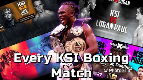 Every KSI Boxing Match(Thumbnail) by Nathan2555 on DeviantArt