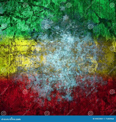 Red, Yellow, Green Rasta Flag Stock Image - Image of closeup, empty ...