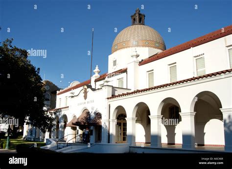 The historic Quapaw bathhouse on Bathhouse Row in Hot Springs Arkansas Stock Photo - Alamy