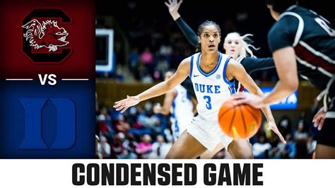 South Carolina vs. Duke Condensed Game | 2023-24 ACC Women’s Basketball ...