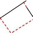 The pair of orthogonal line segments and the defined rectangle ...