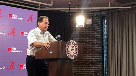 Nick Saban-press conference-Texas A&M-Chris Owens - Sports Illustrated ...