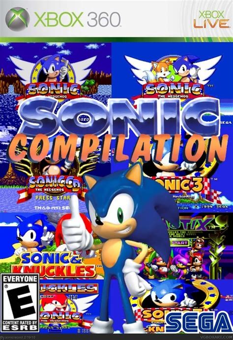 Viewing full size Sonic Compilation box cover