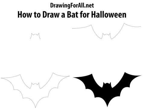 How to Draw a Bat for Halloween | Draw a bat, Bat art, Halloween doodle