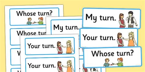 Your Turn Clipart