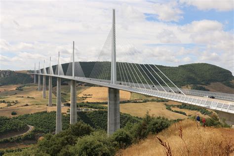 Millau viaduct, France. The tallest bridge in the world with a structural height of 336.4m. : r ...