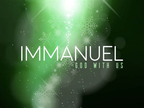 Message: “Immanuel: God With Us” from Steve Adamson – Faith AG