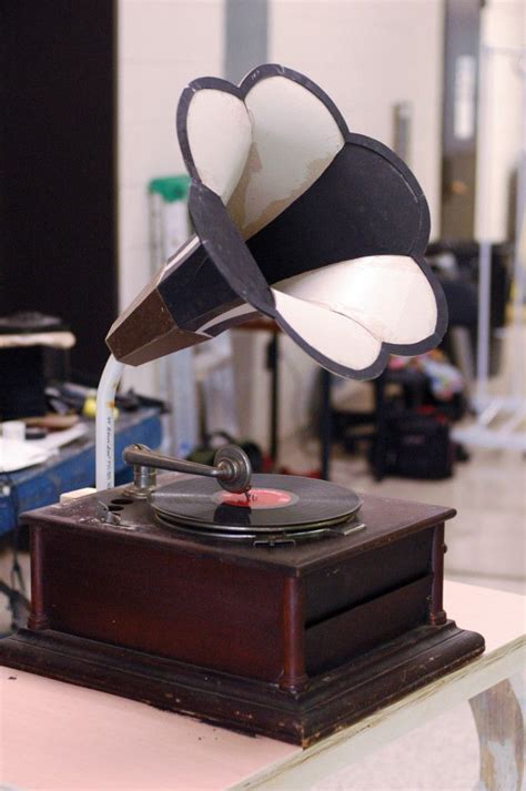 Gramophone Horn | Set design theatre, Diy props, Theatre props