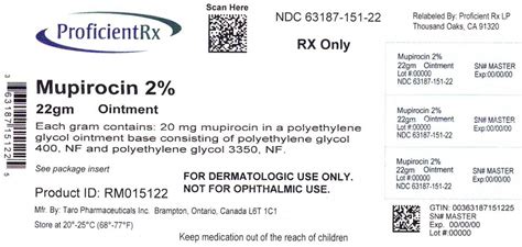 Mupirocin Ointment Information, Side Effects, Warnings and Recalls