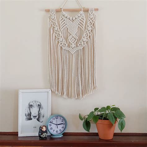 Macramé wall hanging - 100% cotton handmade ⋆ Needle & Claw