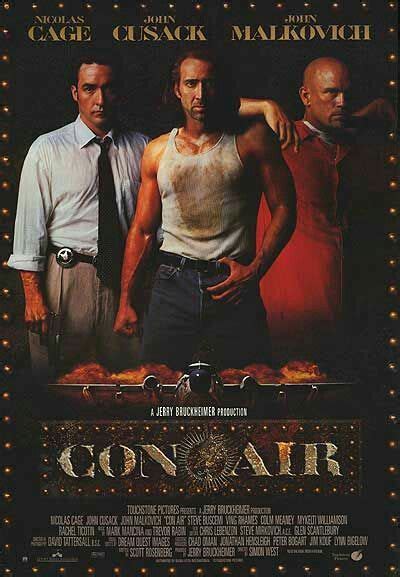 Con Air movie poster #movieposter #scifi #MovieReview #movietwit #movieposters #adventure # ...